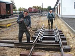 2009-09-29, Museumsbahn Weichenbau26.JPG